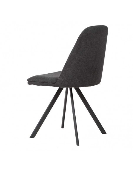 CADEIRA GIRATÓRIA RAVEN DE DESIGN, TECIDO, METAL, PRETO CADEIRA GIRATÓRIA RAVEN DE DESIGN, TECIDO, METAL, PRETO