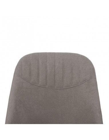 SILLA GIRATORIA RAVEN DE DISEÑO, TELA, METAL NEGRO