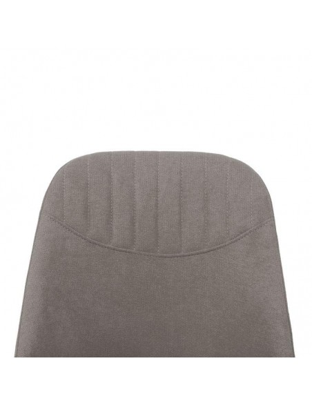 SILLA GIRATORIA RAVEN DE DISEÑO, TELA, METAL NEGRO