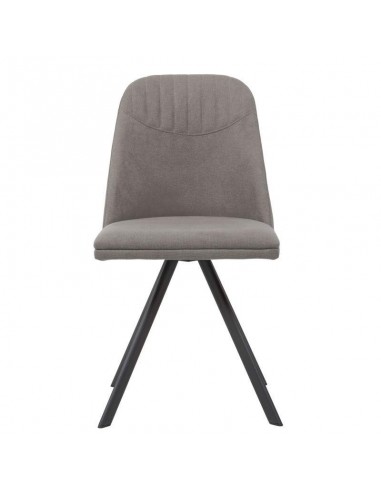 SILLA GIRATORIA RAVEN DE DISEÑO, TELA, METAL NEGRO