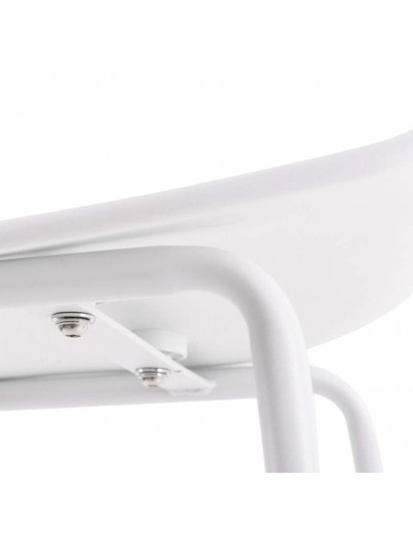 Taburete minimalista Fear 62, plastico, metal