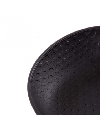 Tamborete minimalista Fear 62, plástico, metal