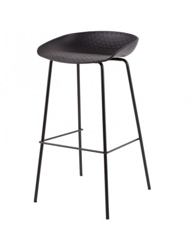 Taburete minimalista Fear 72, plastico, metal