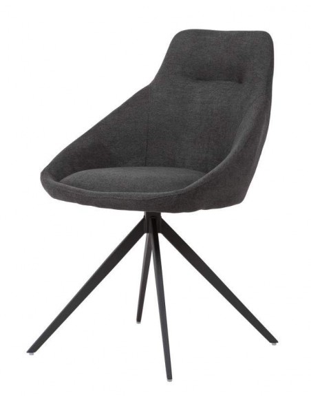 Silla Soul, tejido, metal negro