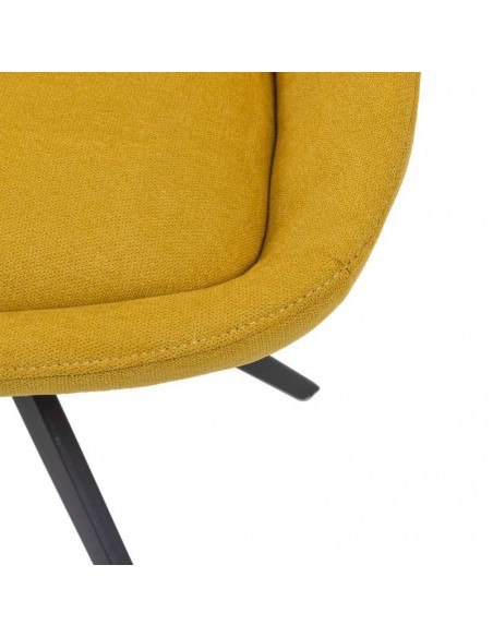 Silla Soul, tejido, metal negro