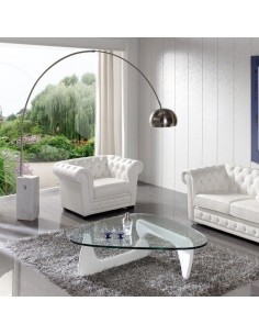 Lampara de diseño moderno de pie Arco inspirada en Achille Castiglioni 2