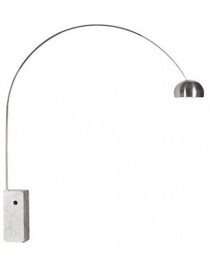 Lampara de diseño moderno de pie Arco inspirada en Achille Castiglioni