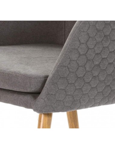 CADEIRA DE DESIGN Midcentury LUCAS, TECIDO, madeira