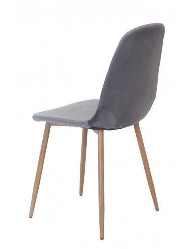 Silla de diseño Yaren, metal, terciopelo