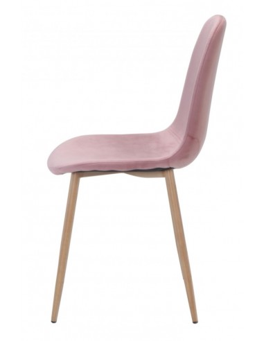 Cadeira de design Yaren, metal, veludo