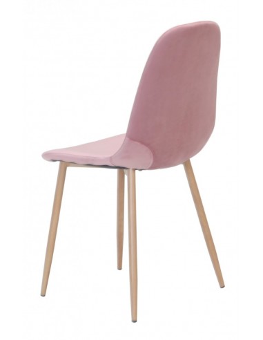 Cadeira de design Yaren, metal, veludo