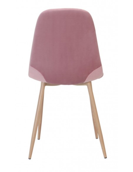 Cadeira de design Yaren, metal, veludo