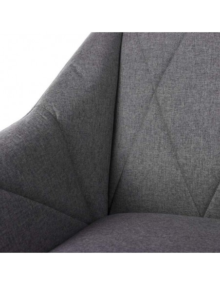 POLTRONA DE DESIGN MODERNO KYOTO, tela