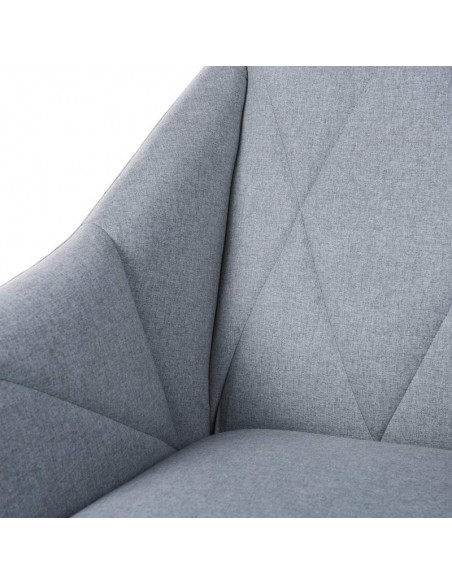 POLTRONA DE DESIGN MODERNO KYOTO, tela