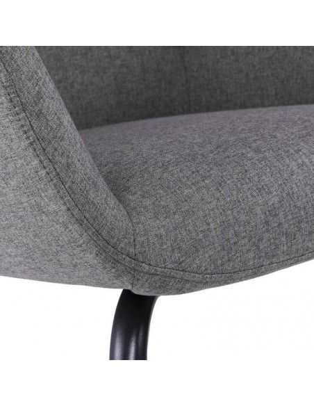 POLTRONA DE DESIGN MODERNO DOHA, tela