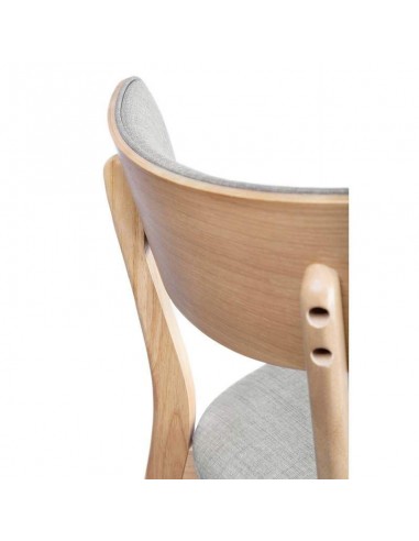 Cadeira nórdica ANAIS carvalho, tela