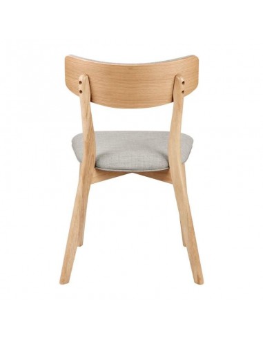 Silla nórdica ANAIS roble, tela