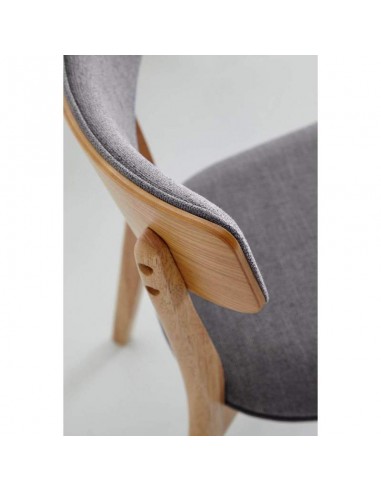 Cadeira nórdica ANAIS carvalho, tela