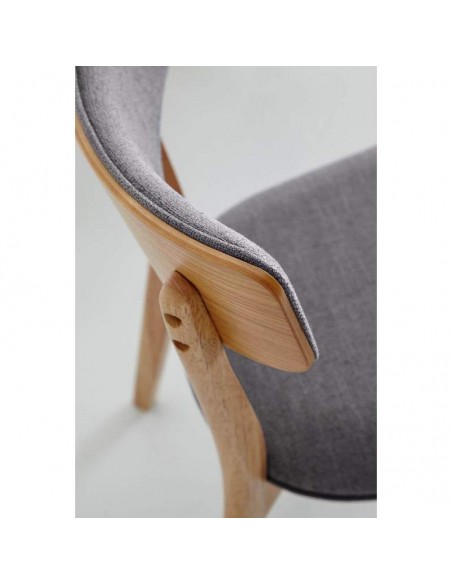 Cadeira nórdica ANAIS carvalho, tela Cadeira nórdica ANAIS carvalho, tela