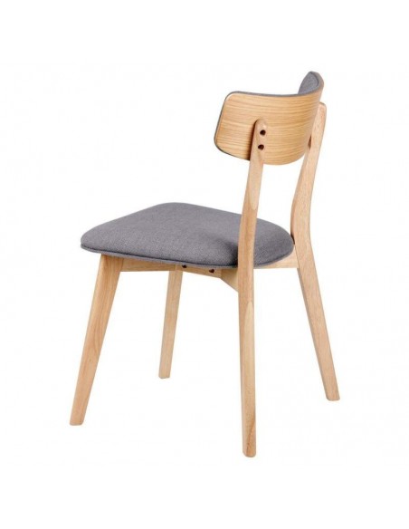 Cadeira nórdica ANAIS carvalho, tela Cadeira nórdica ANAIS carvalho, tela