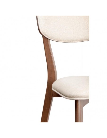 Cadeira nórdica ANAIS Nogueira, tela Cadeira nórdica ANAIS Nogueira, tela