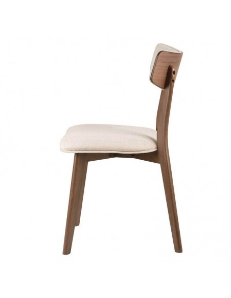 Cadeira nórdica ANAIS Nogueira, tela Cadeira nórdica ANAIS Nogueira, tela