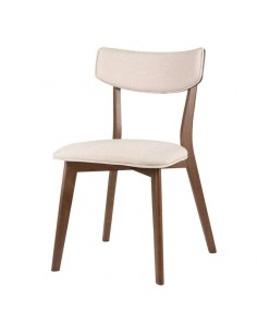 Silla nórdica ANAIS Nogal, tela 2
