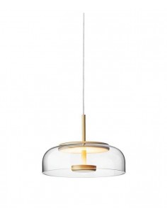 Lâmpada ELECTRA, pingente, metal, vidro