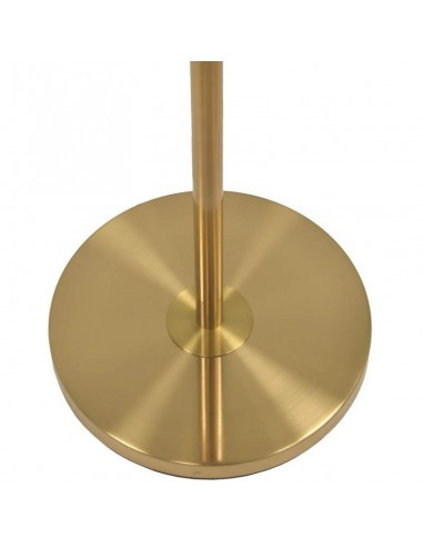 Abajur de pé de COGUMELO, metal, ouro.