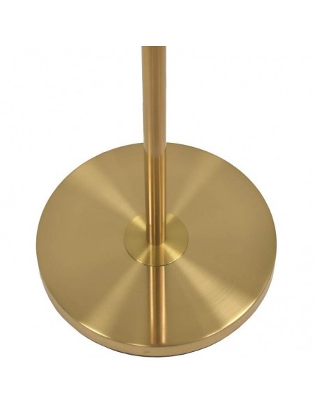 Abajur de pé de COGUMELO, metal, ouro.