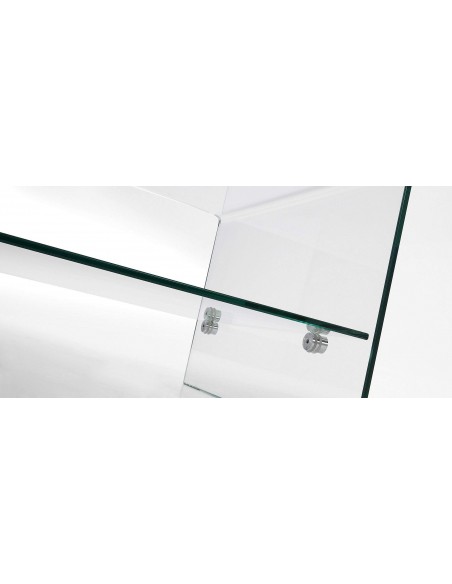 Mesa Centro de diseño moderno minimalista BURANO110x55 Cristal Transparente Mesa Centro de diseño moderno minimalista BURANO110x55 Cristal Transparente