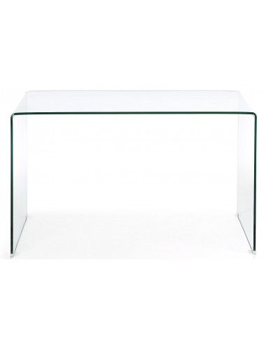  Mesa Escritorio de diseño minimalista BURANO 125x70 Cristal Transparente