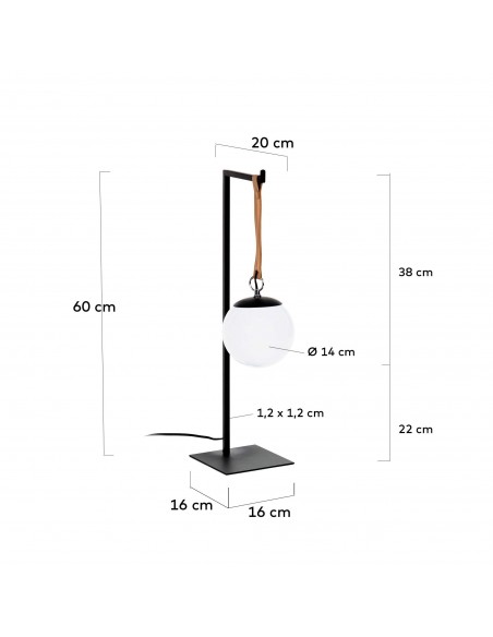 Monteiro ,lâmpada de mesa de design moderno.