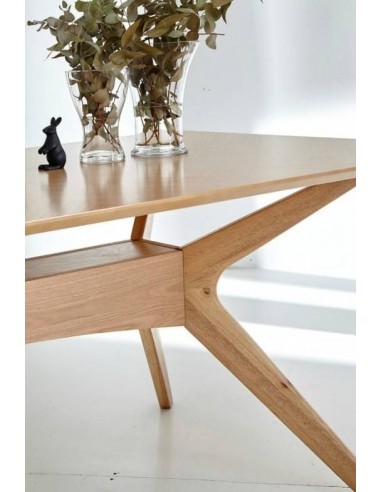 MESA COLONIAL HELGA 180x95, ROBLE