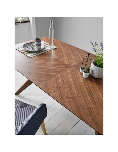 MESA COLONIAL HELGA 180x95, NOGAL