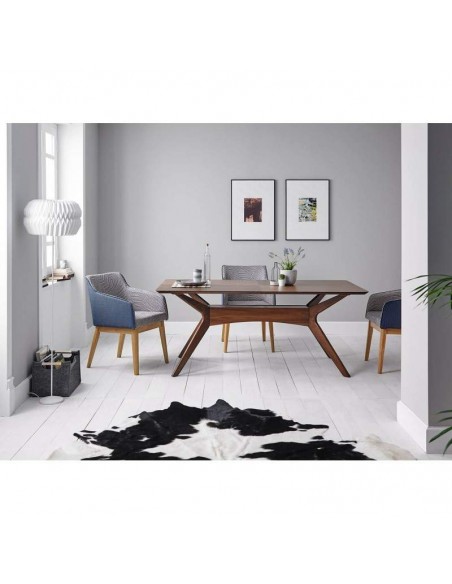 MESA COLONIAL HELGA 180x95, NOGUEIRA MESA COLONIAL HELGA 180x95, NOGUEIRA