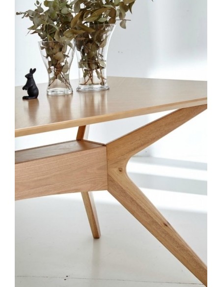 MESA COLONIAL HELGA 140x90, ROBLE