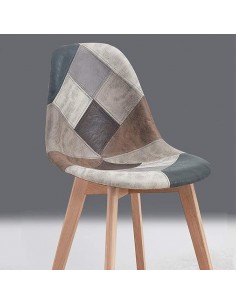 Cadeira SUPER ACANTHA, PATCHWORK, madeira 2