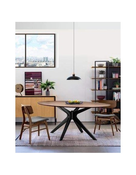 Mesa Naanim 180 x 110 cm acabado nogal. Mesa Naanim 180 x 110 cm acabado nogal.