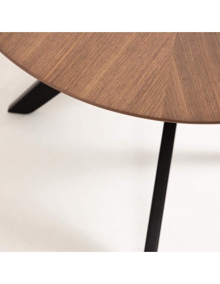 Mesa Naanim 180 x 110 cm acabamento nogueira.