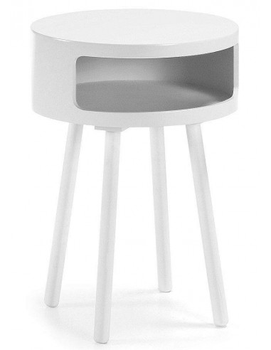Mesa Auxiliar de diseño Bruk 40cm Madera