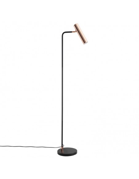 Lâmpada do assoalho de projeto,GAT em preto.