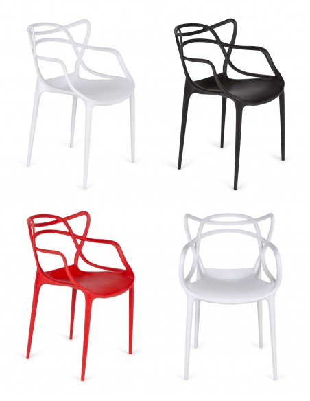 Cadeira exterior Quicllet, polipropileno,
