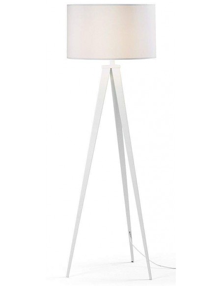  Lâmpada de assoalho 157 Uzagui design moderno, estrutura metálica, tecido de tela