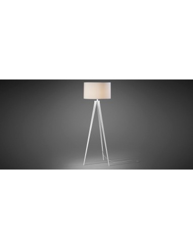  Lâmpada de assoalho 157 Uzagui design moderno, estrutura metálica, tecido de tela
