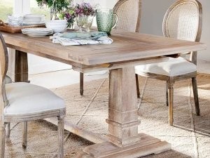 Mesas de madera estilo colonial