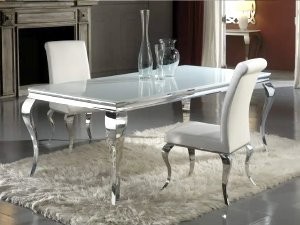 mesas de comedor modernas de cristal