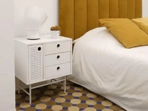 Mesitas de noche blanca